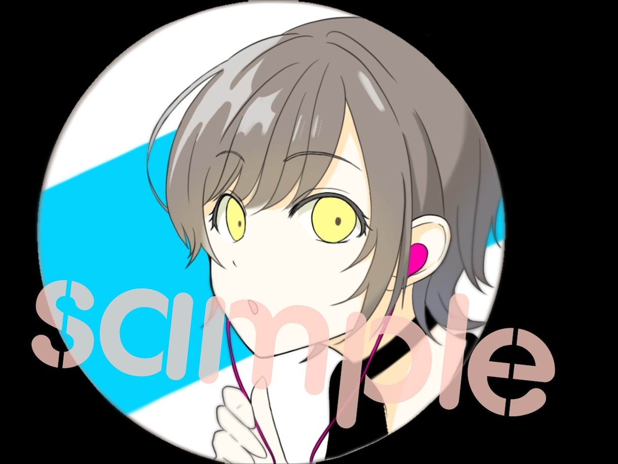お手軽価格でかわいいオリジナルアイコン描きます かわいいからかっこいいまで！お気軽になんでもご相談ください！ イメージ1