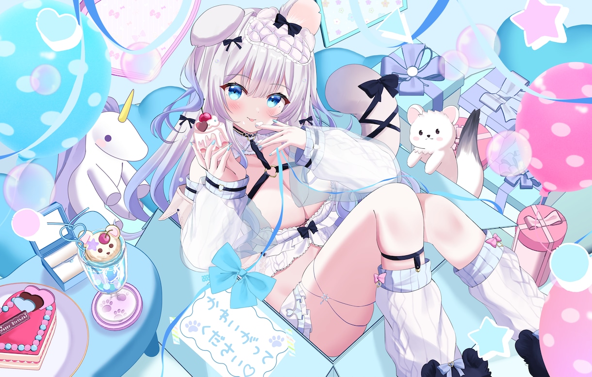 ご要望に合わせたイラストをお描きします アイコン、ヘッダー、サムネ、グッズなどイラストをお描きします イメージ6