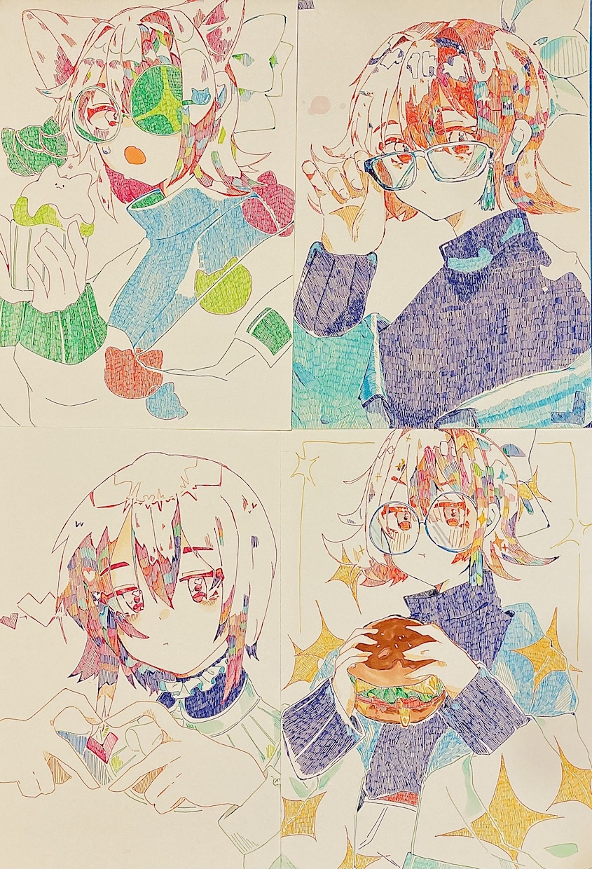 イラストを描いてます 可愛い絵が多いです。基本バストアップです イメージ3