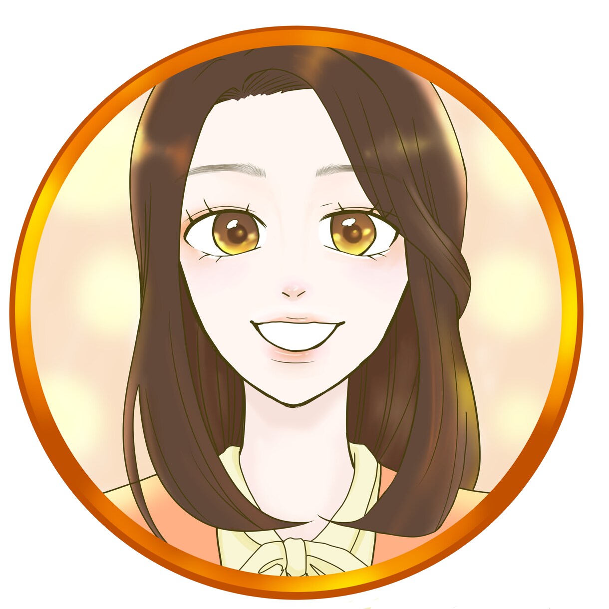 母の日に！少女漫画風似顔絵デジタルデータ渡します サイズ指定あれば色紙サイズやウェルカムボードも作れます！ イメージ2