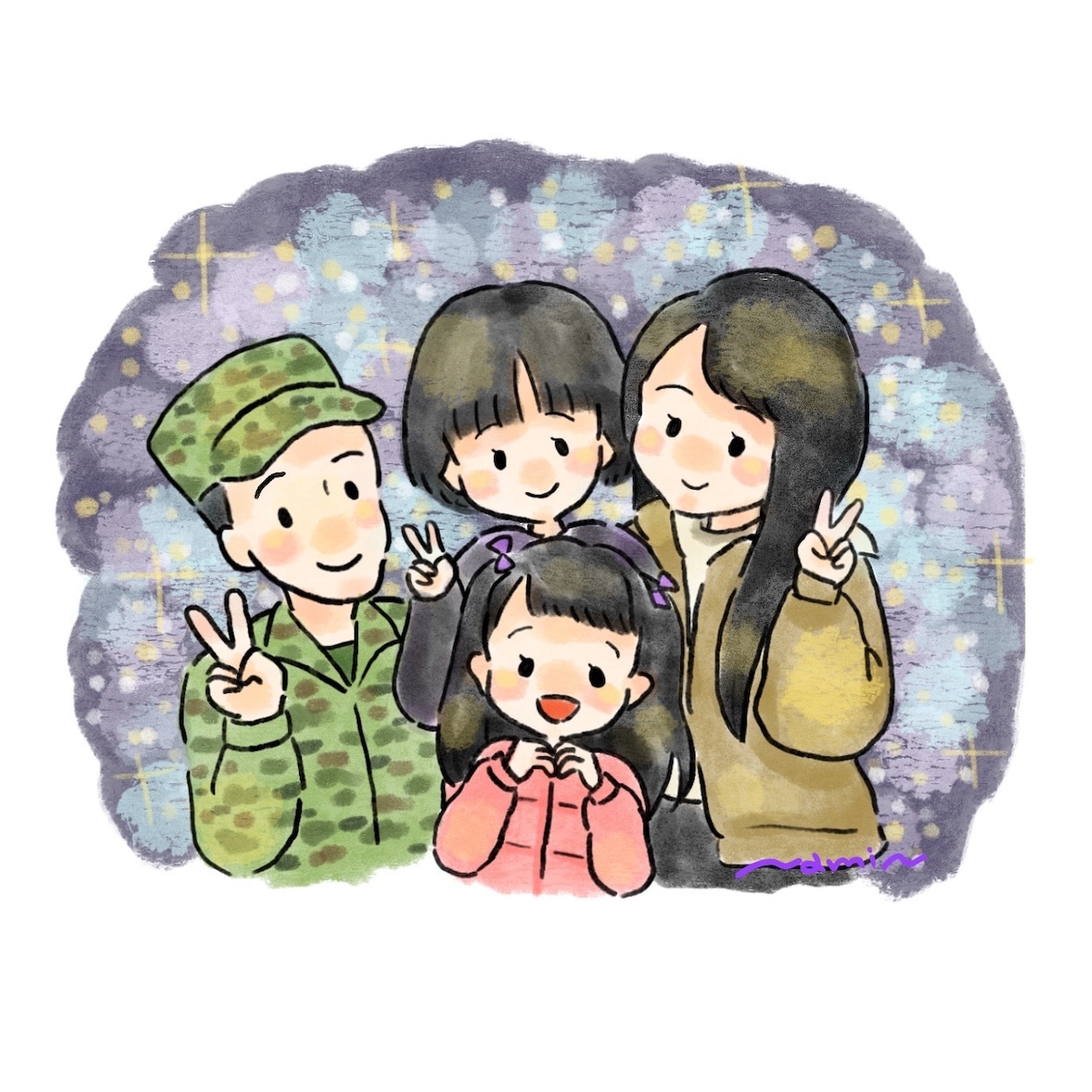 あったかいイラストを描きます あったかいタッチで、アイコン画、挿絵など描きますよ♪ イメージ2