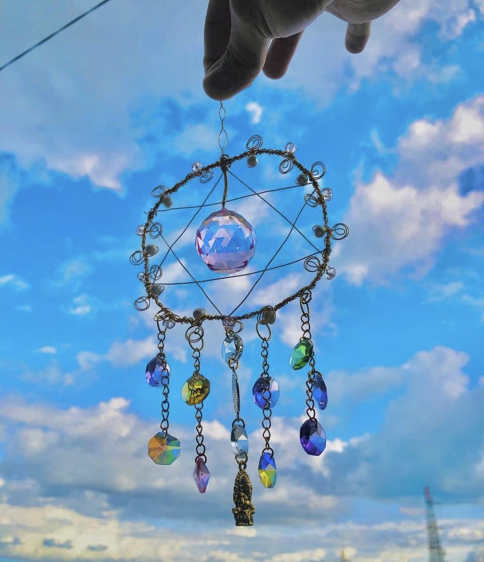 あなただけの手作りドリームサンキャッチャー作ります ご希望の画像からパターンをお選びください♬ イメージ1