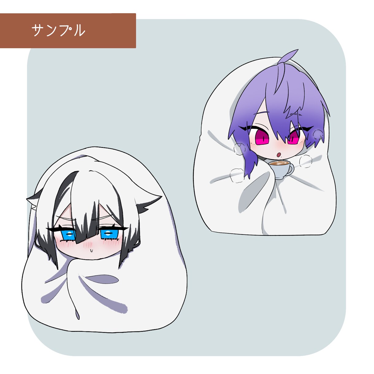 人外デザイン大歓迎！あなたのミニキャラを制作します スポニチ×東方コミケコラボ担当イラストレーターが制作します！ イメージ5