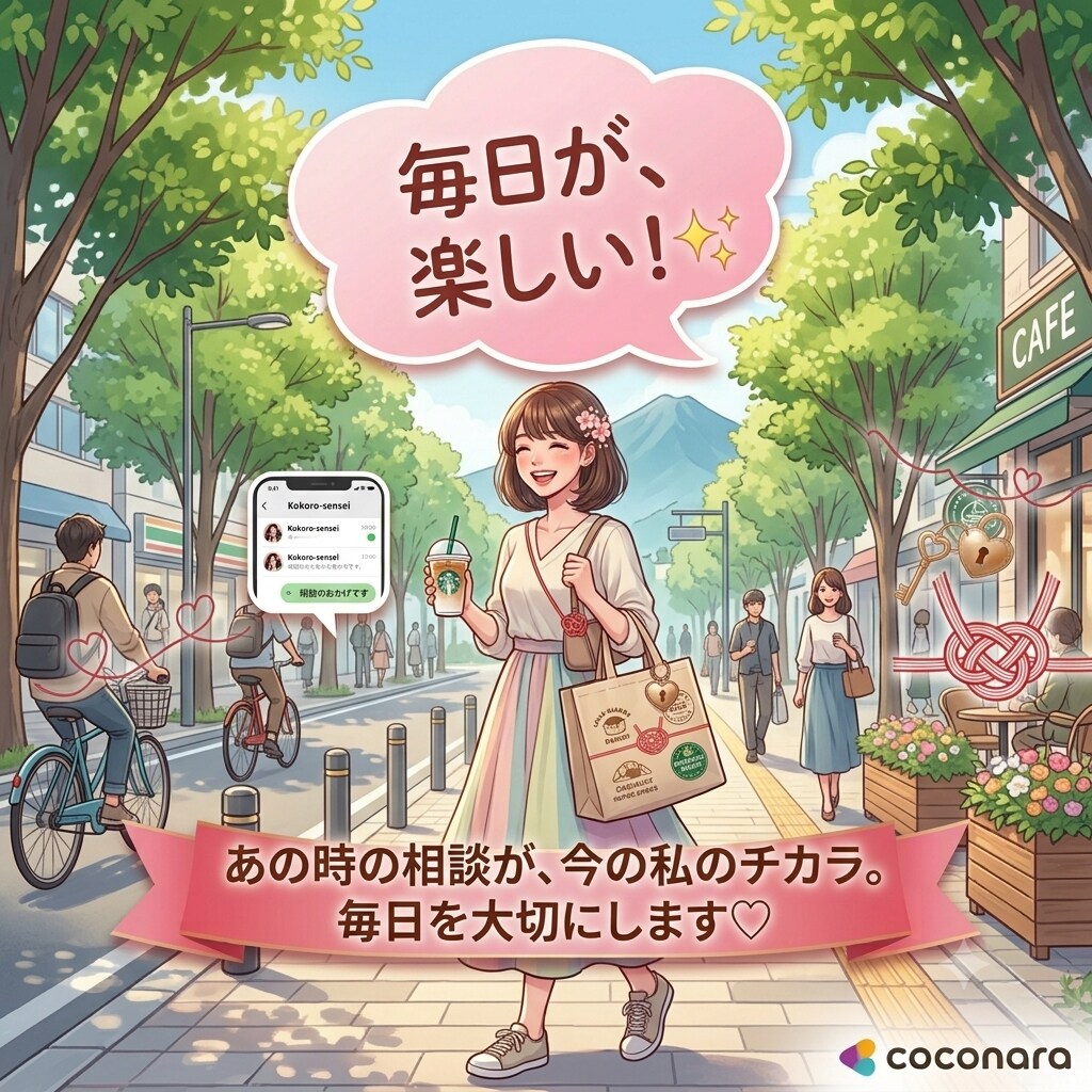 女性限定　恋悩み・秘密相談復縁やモヤモヤ解消します 片思いも復縁も。現役アイリストが優しく聴きます。 イメージ4