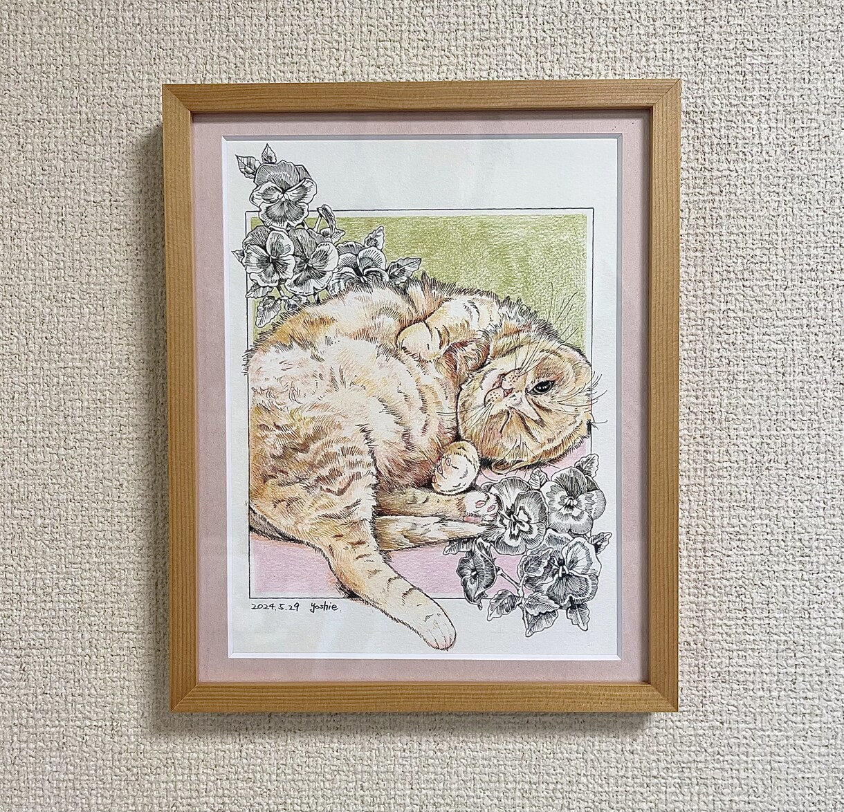 愛らしいペットさんの似顔絵を色鉛筆で描きます "うちの子"の特別な1枚はいかがでしょう イメージ5