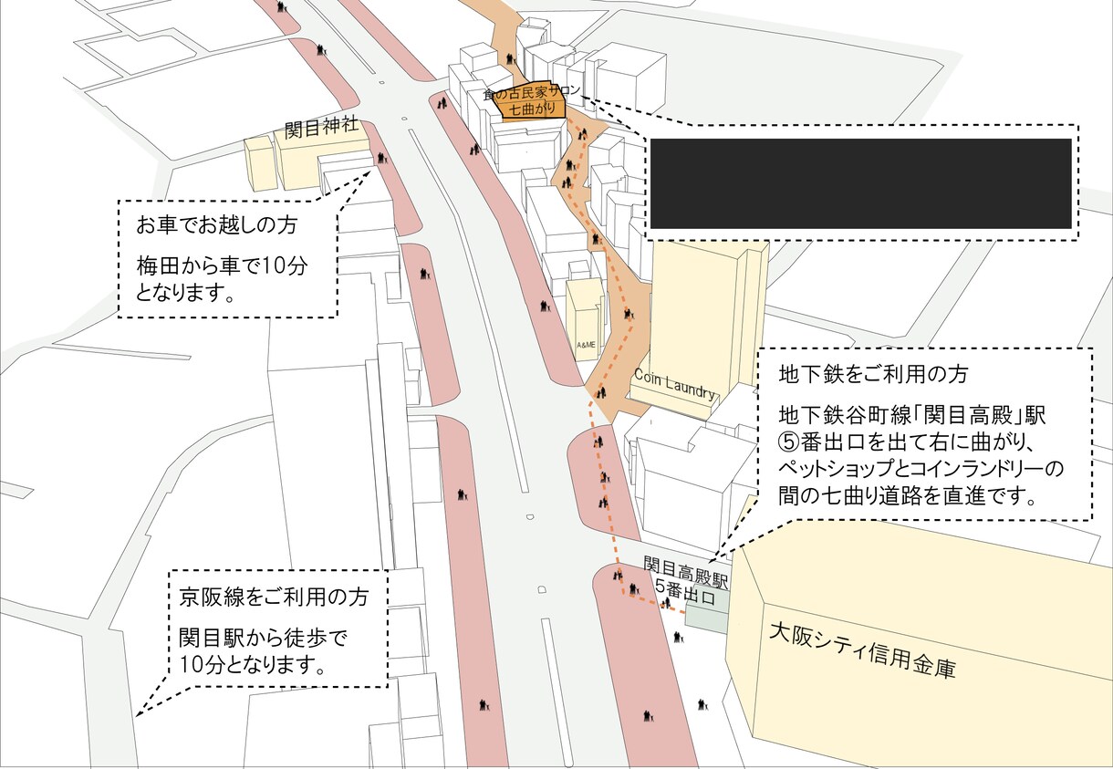 3Dのシンプルでわかりやすい地図を作成します パリの建築デザイナーによる３D案内図 イメージ9