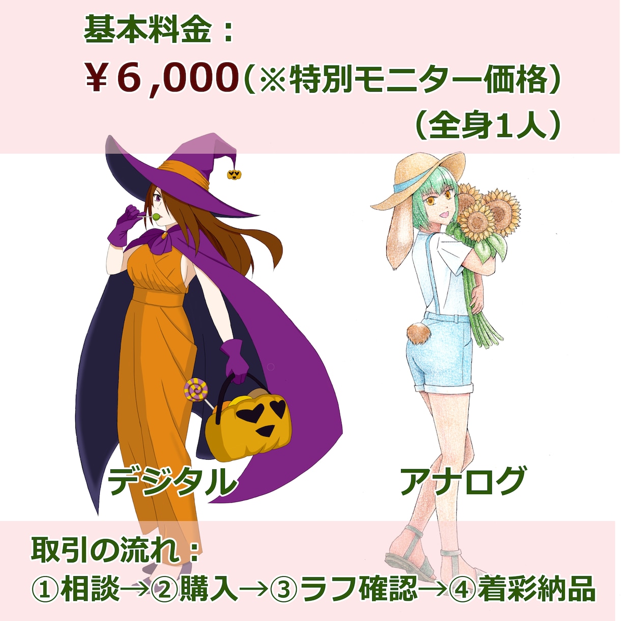 TRPG・ゲーム・配信／立ち絵制作します あなた特別なキャラクターを、魅力的に表現します イメージ2