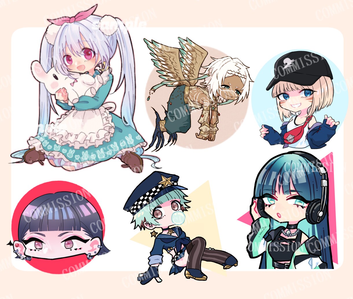 POPでキャッチーなかわいいデフォルメ描きます キャッチーでPOPなかわいいSD、デフォルメイラスト！商用◎ イメージ9