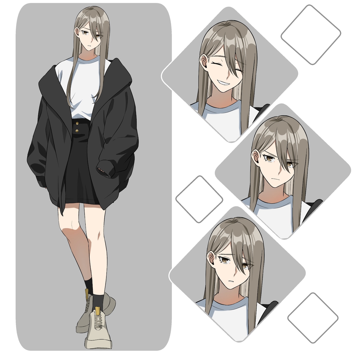 TRPG・ゲーム・動画用立ち絵制作致します 貴方のキャラクターをアニメのキャラクターのように表現致します イメージ2