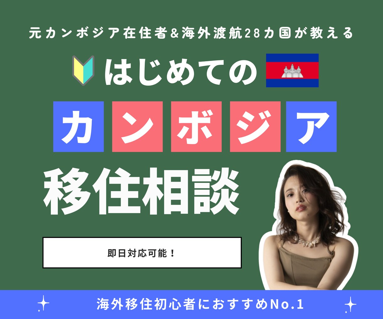 元カンボジア在住者がカンボジア移住サポートします 【限定10名】海外渡航28カ国、居住国3カ国の講師 イメージ1
