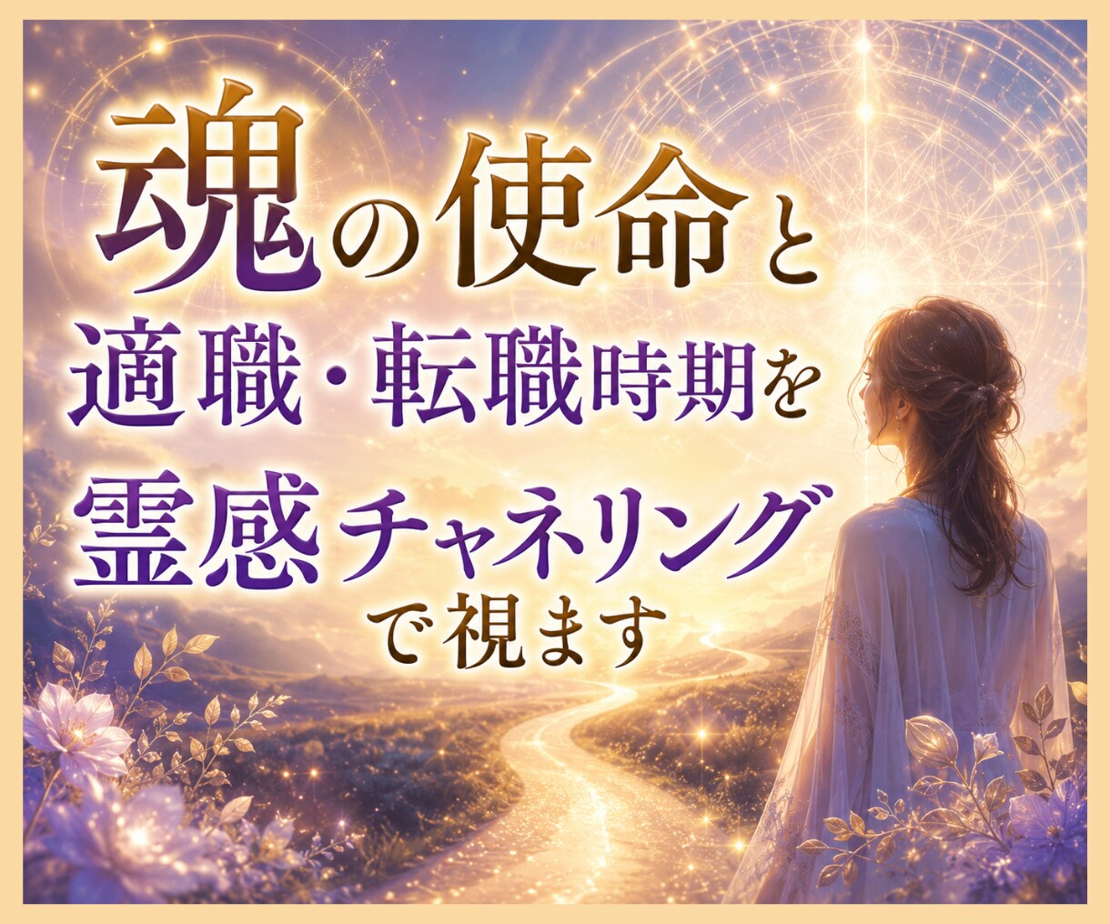 魂の使命と適職・転職時期を霊感チャネリングで視ます 転職の迷いを解消し本来進むべき道を明らかに イメージ1
