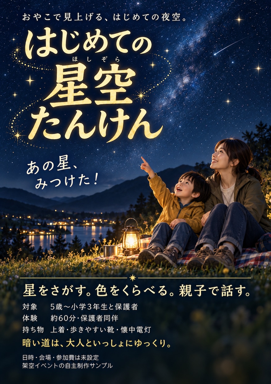 子ども向けイベントのチラシを制作します 子どもはワクワク、保護者には必要な情報がひと目で伝わる イメージ4