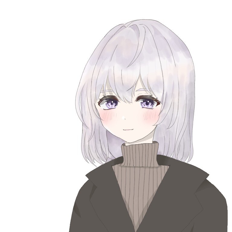 Twitter等のアイコンをかきます 女の子のみですがTwitterなどのアイコンを描きます。 イメージ1