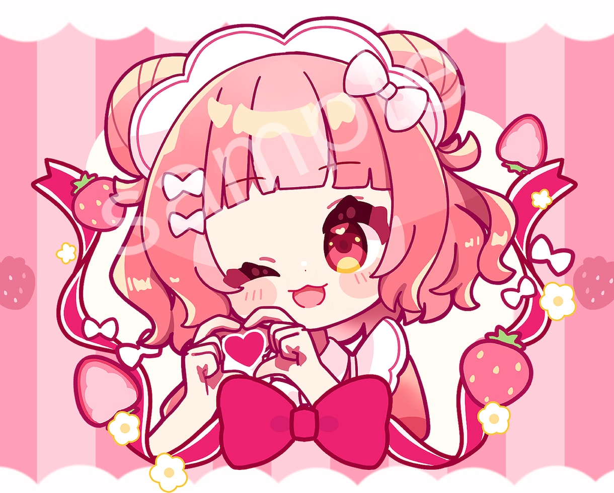 可愛いイラスト承ります 商用利用可！ポップで幅広く使える可愛いイラスト如何ですか？ イメージ1