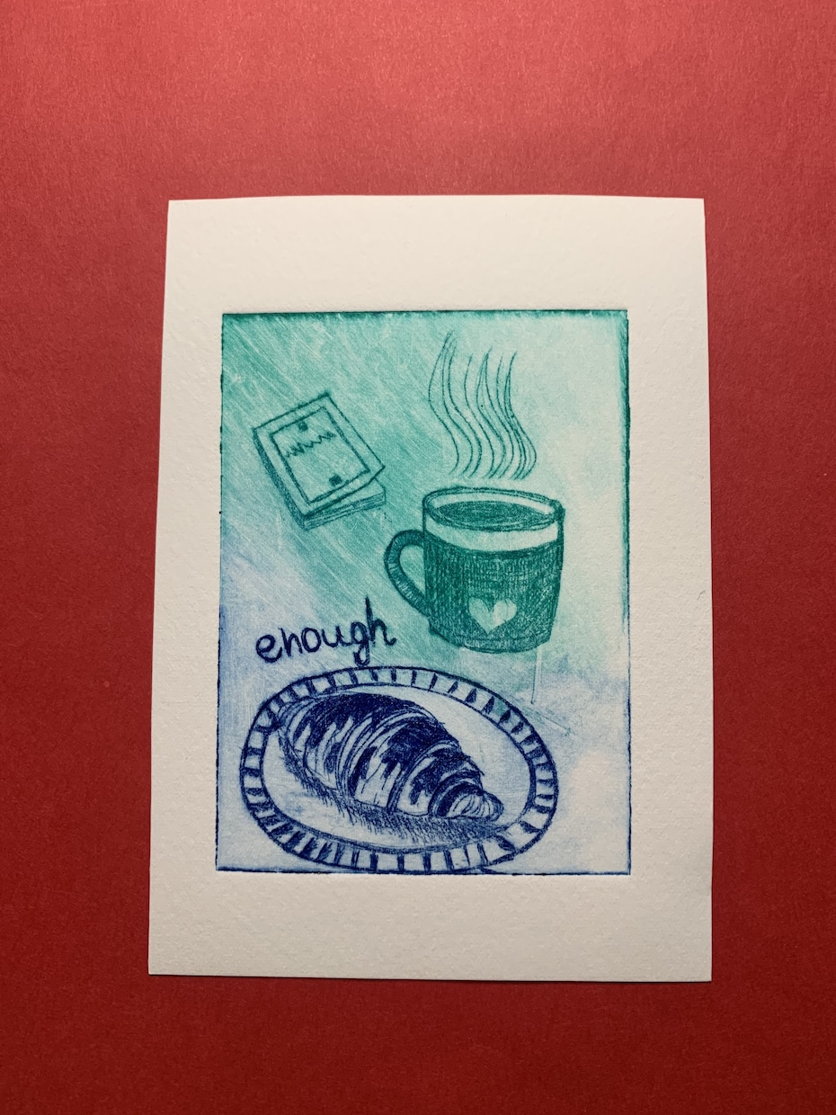 版画（ドライポイント）作成します 深みのあるイラストいかがでしょうか。 イメージ1