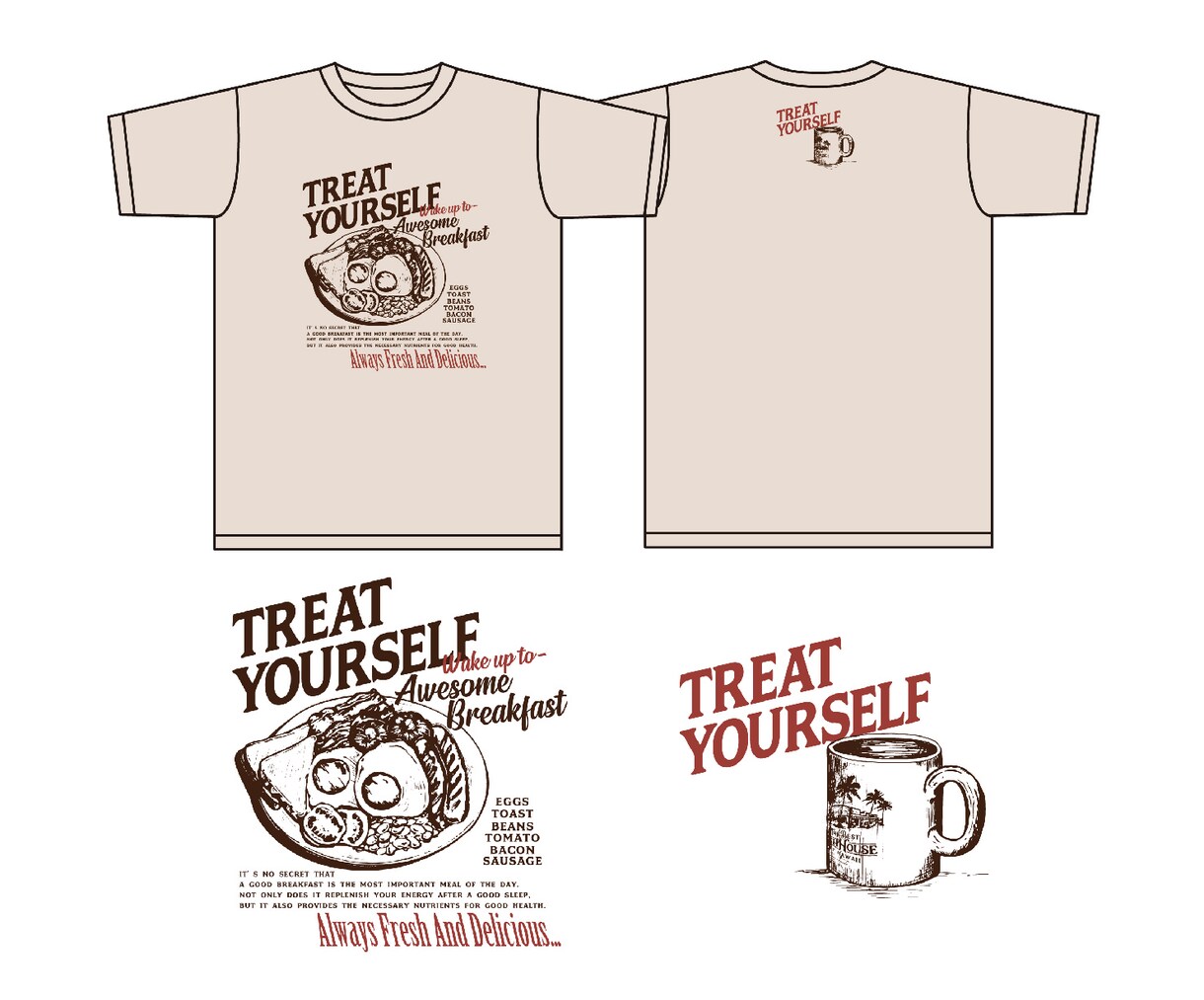 グラフィックデザインを提供します Tシャツ・その他のグッズをデザインします。 イメージ6