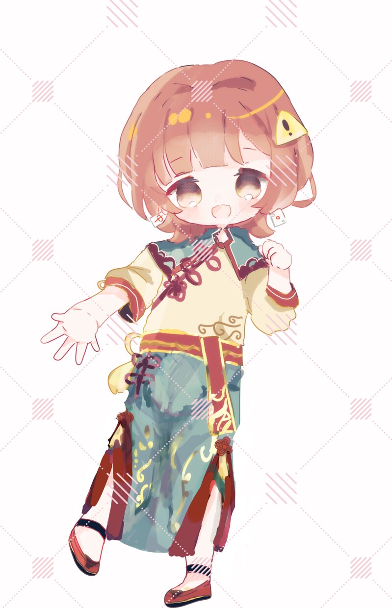小さくて可愛いデフォルメイラスト描きます 立ち絵 アイコン ペア画 グッズまで幅広く対応しております イメージ4