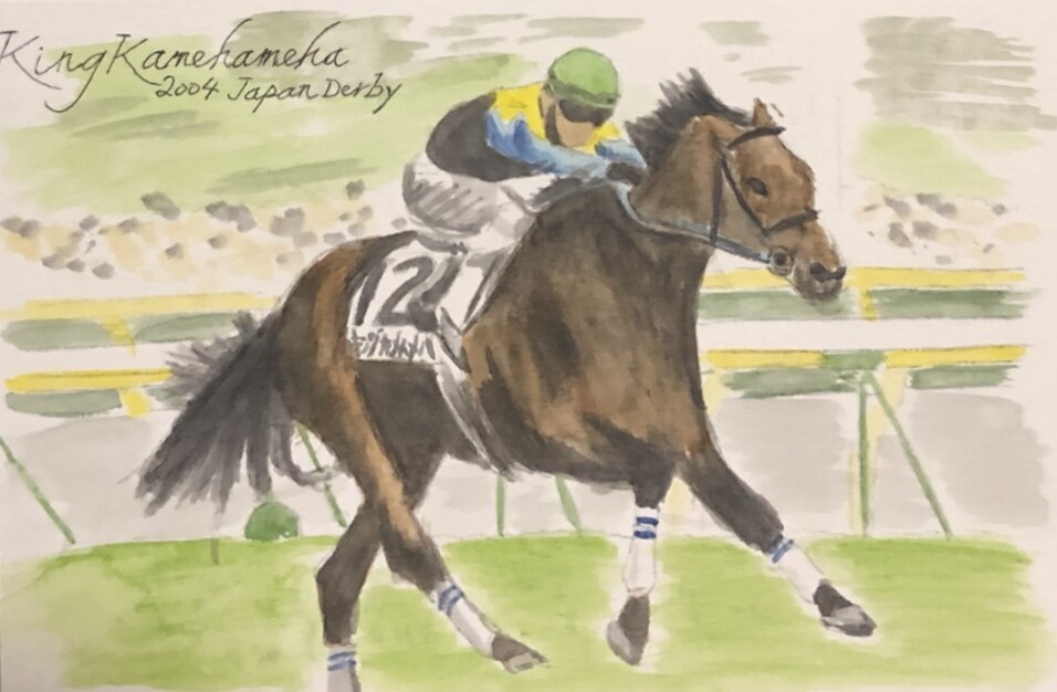 競走馬の水彩画を描きます あなたの好きな競走馬、応援している競走馬の水彩画を描きます。 イメージ6