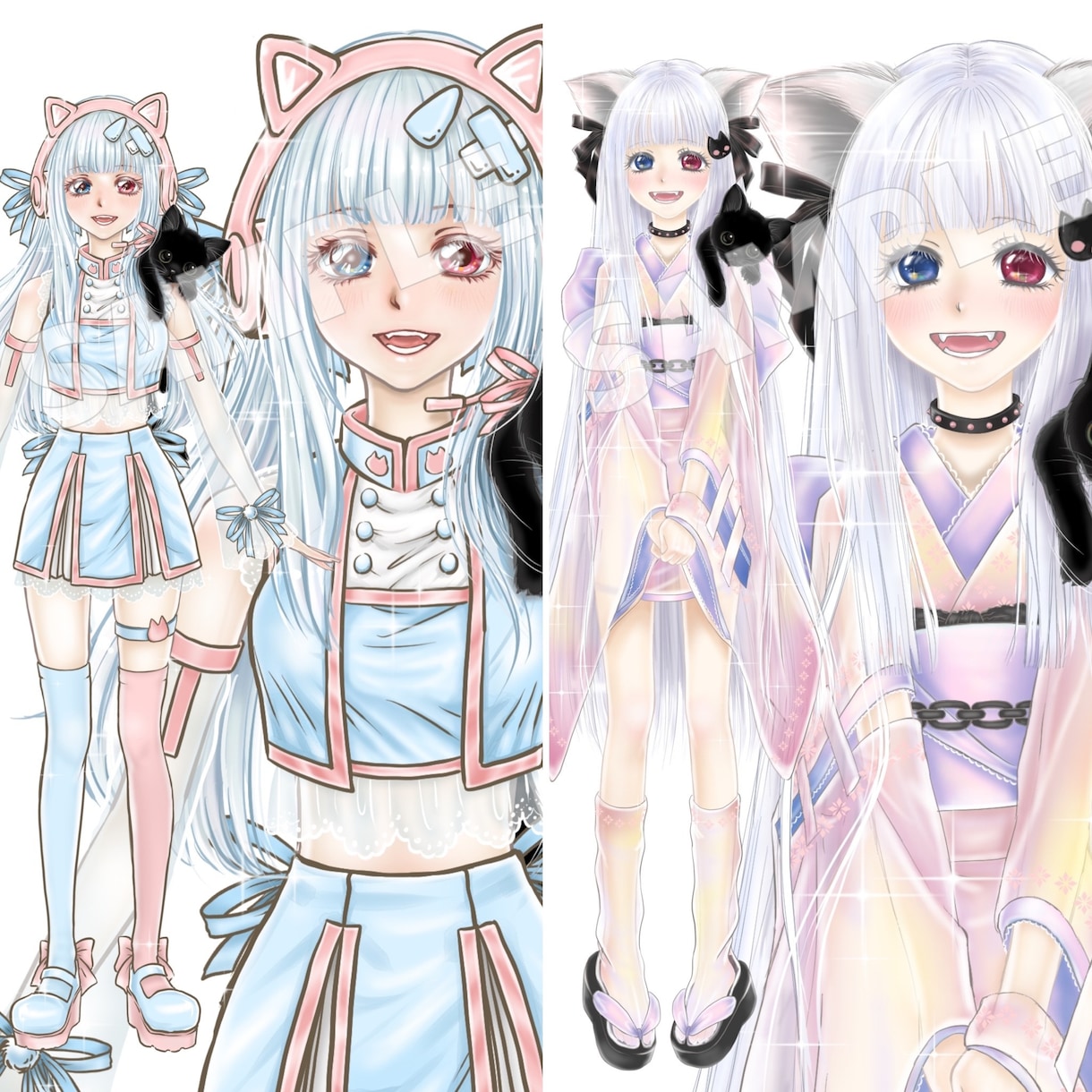 IRIAM用の立ち絵描きます 色々なテイストで描けますのでお気軽に相談してね。 イメージ5