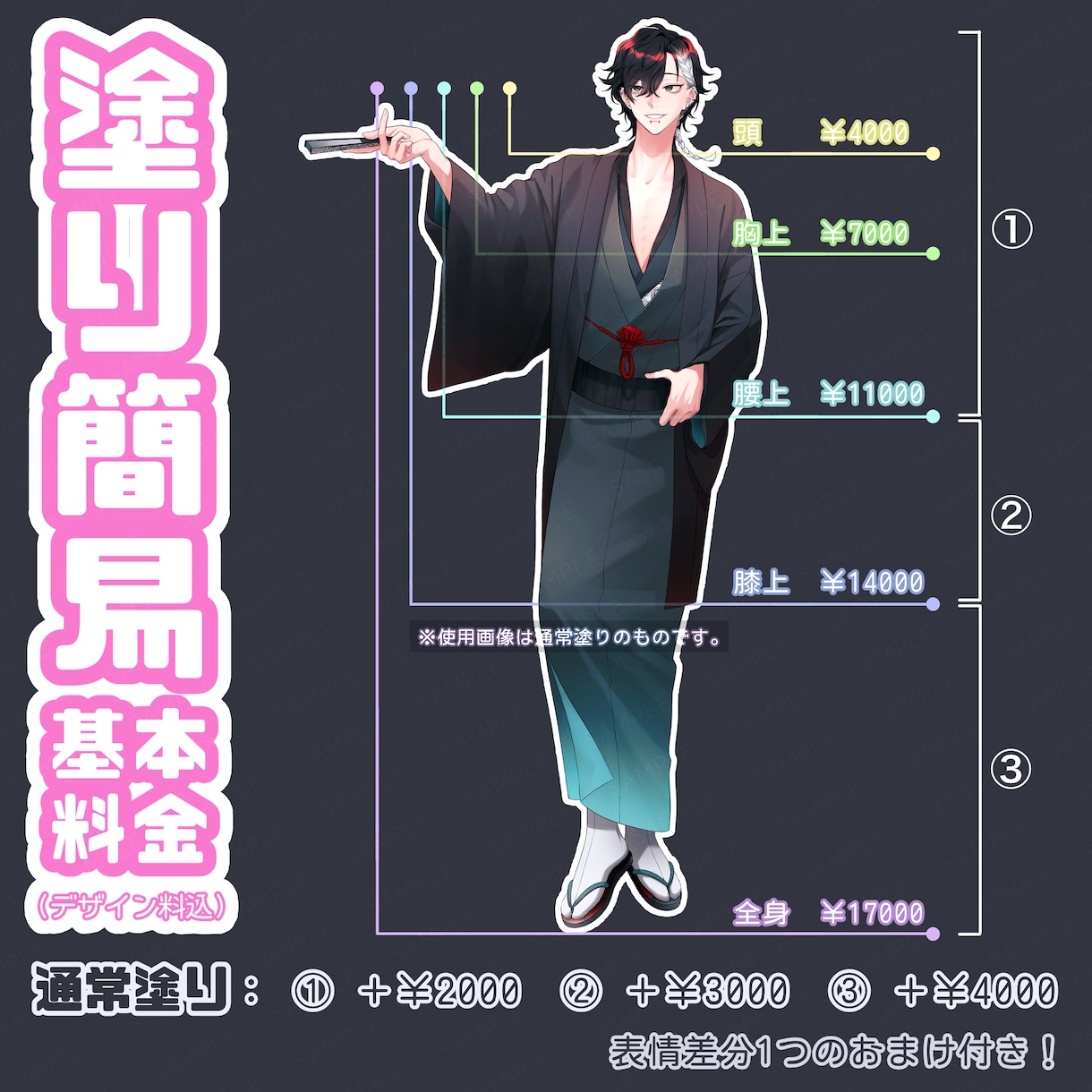 TRPG、配信、ゲームなどのキャライラスト描きます 可愛いものかっこいいものまで、老若男女問わずお任せ下さい！ イメージ2