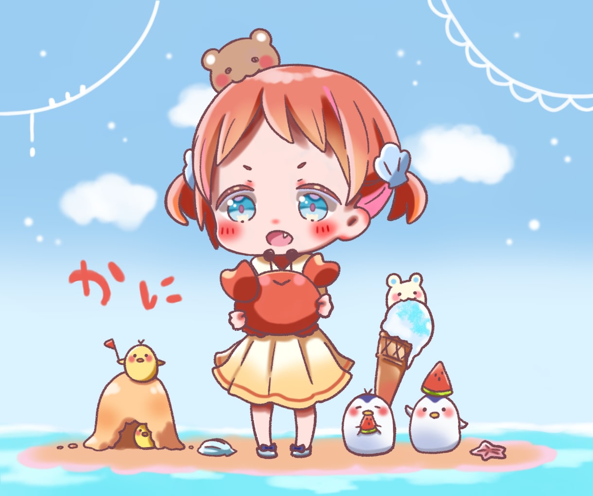 イラスト制作します デフォルメ.可愛いイラストが得意です！キャラクター作成します イメージ10