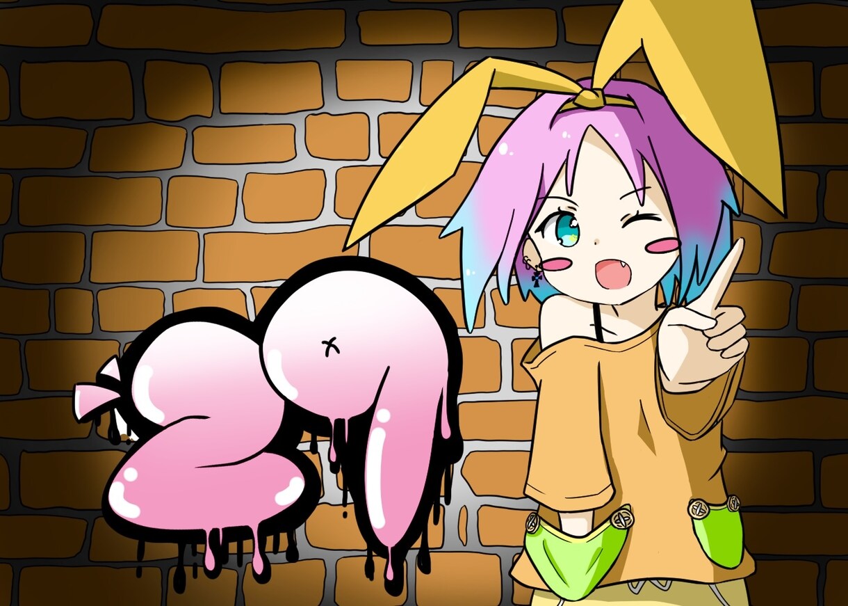 シンプルなタッチのイラスト描きます ずっと見ていたくなる可愛い女の子を描きます イメージ7