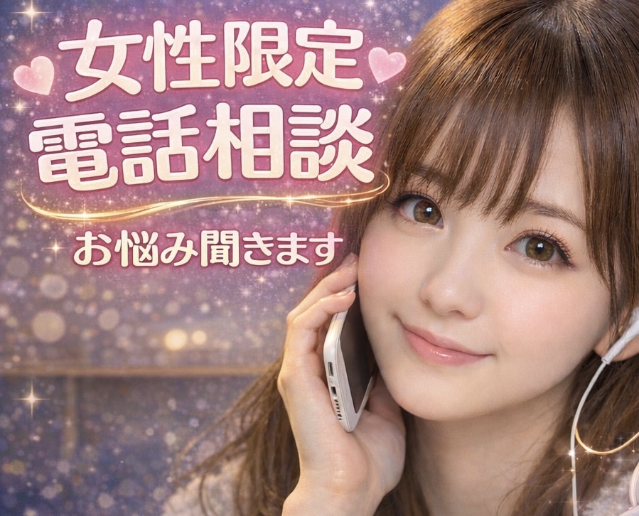 女性限定♡恋愛・愚痴・雑談なんでも聞きます 誰かに話したい！そんな時、友達感覚でお話しませんか？ イメージ1