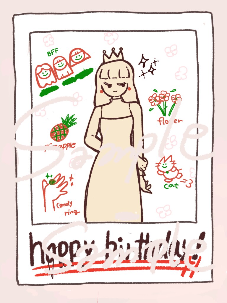 可愛くほんわか似顔絵イラストします 大切な人への誕生日プレゼントやOOTD、似顔絵など…♪ イメージ3