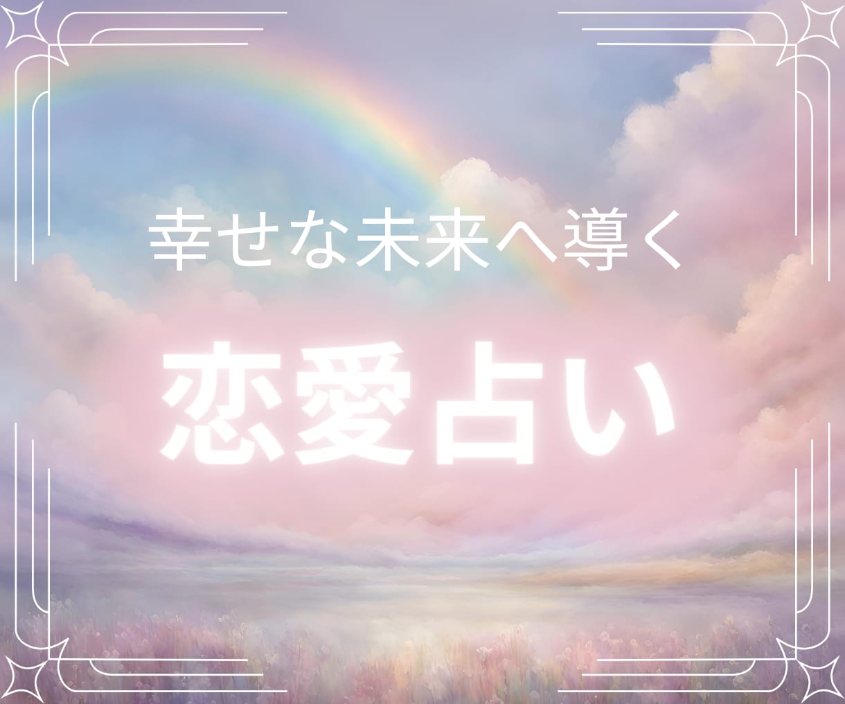 恋愛にお悩みの方＊なんでも一問タロットで占います アゲ鑑定なし、アドバイスまで詳細にお伝えします イメージ1