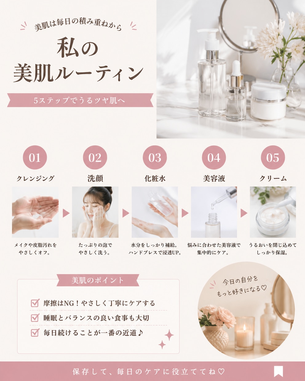美容系Canvaテンプレ販売します 美容系Instagram投稿テンプレート30枚セットです。 イメージ5