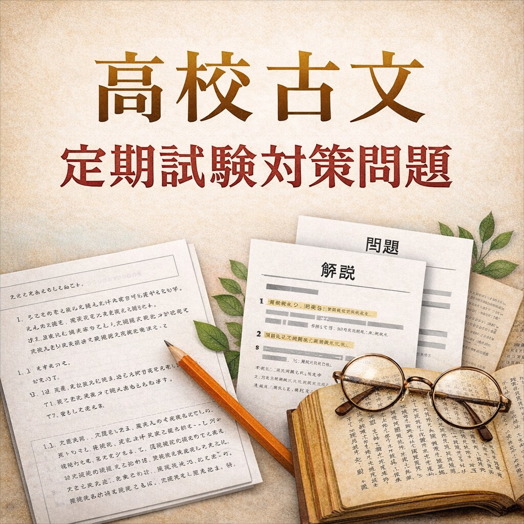 高校古文｜定期試験対策の問題と解説を作成します 考え方が整理できる高校古文の定期試験対策 イメージ1