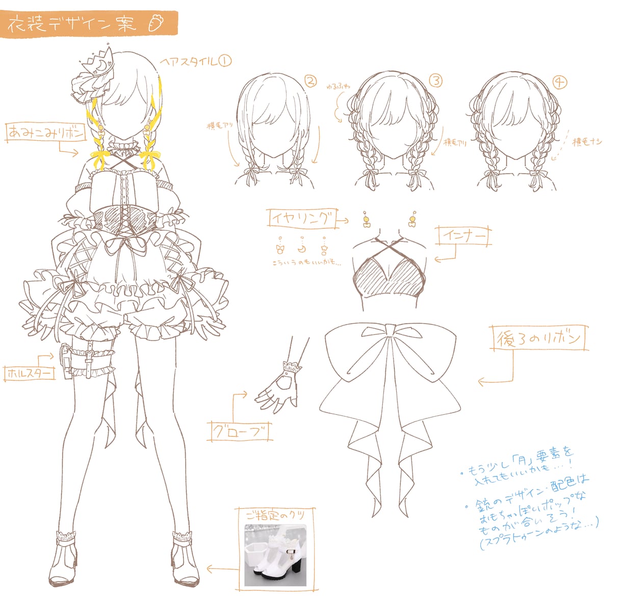 Vtuber様向け/衣装をお仕立ていたします 男女問わず、華やかでキラキラしたステージ衣装をデザイン！ イメージ5