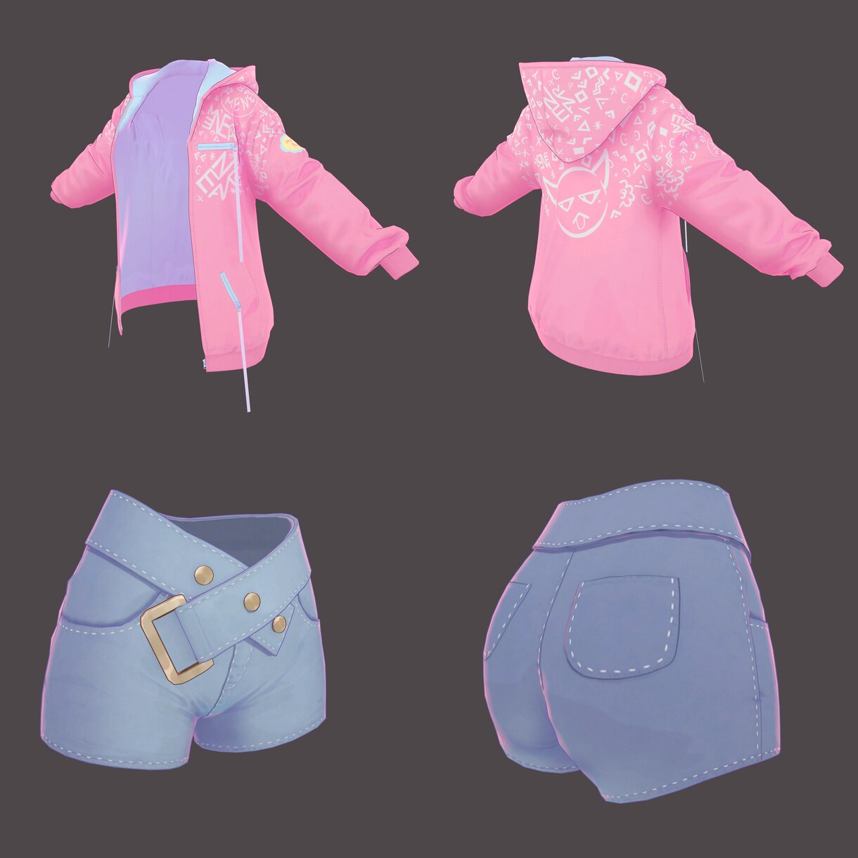 VTuber/VRC向け3Dアバターを制作します フルスクラッチで制作！3D初心者も問題ありません！ イメージ4