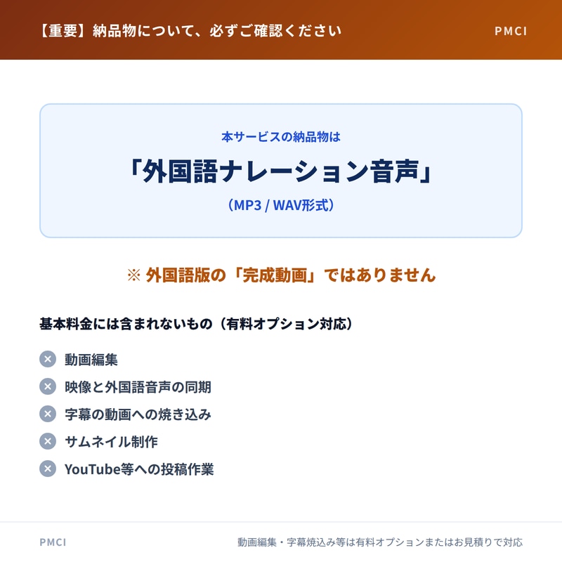あなたの声で外国語ナレーション音声を制作します 翻訳・AIボイスでYouTube等の海外発信をサポート イメージ4