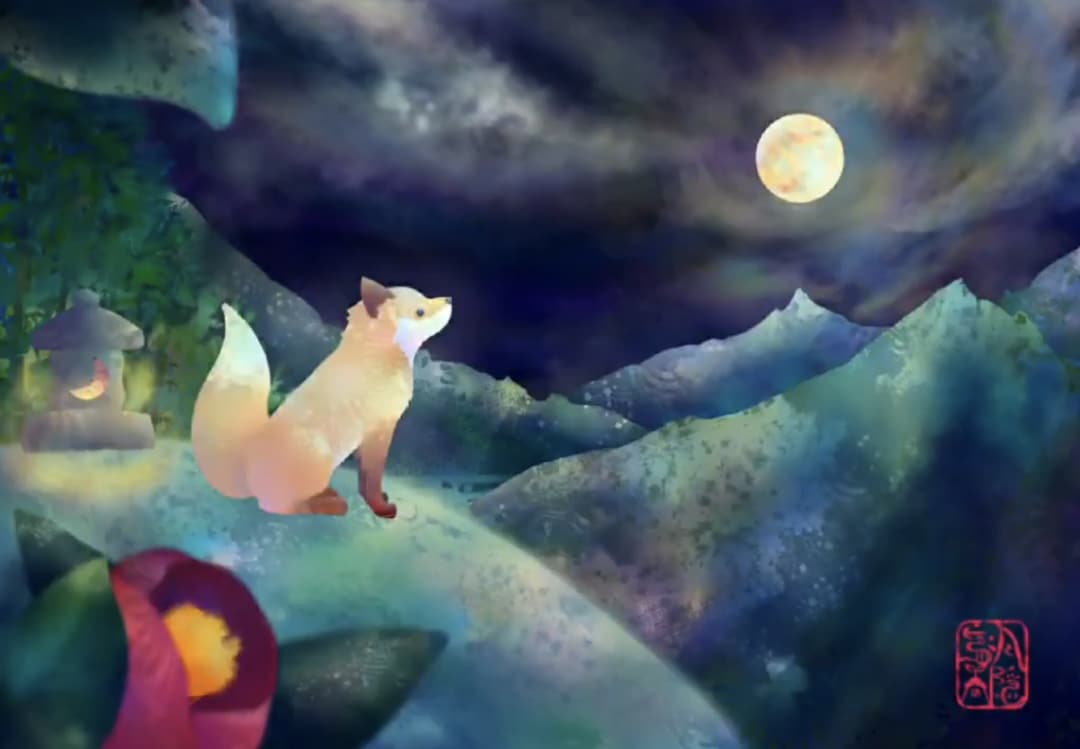 商用利用ok構成からイラストを描かせて頂きます 月のように淡く光って見えるイラストを描かせて頂きます*・ イメージ1