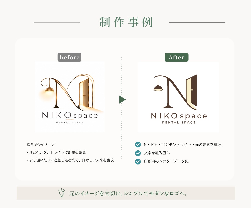 AI生成画像をロゴ・印刷用データに整えます AIで作った画像を、“使えるロゴ”に整えます イメージ5