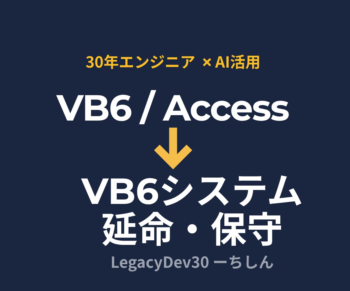 VB6システムの延命・保守対応します 30年経験のエンジニアがAI活用で迅速に対応 イメージ1