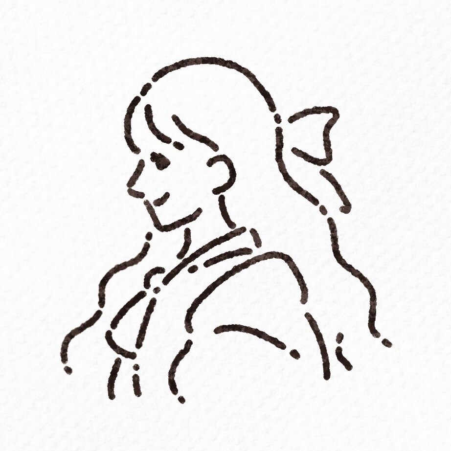 3月限定価格！やさしい線画似顔絵を手描きします SNSアイコンやプレゼントに！思い出をイラストにしませんか？ イメージ1