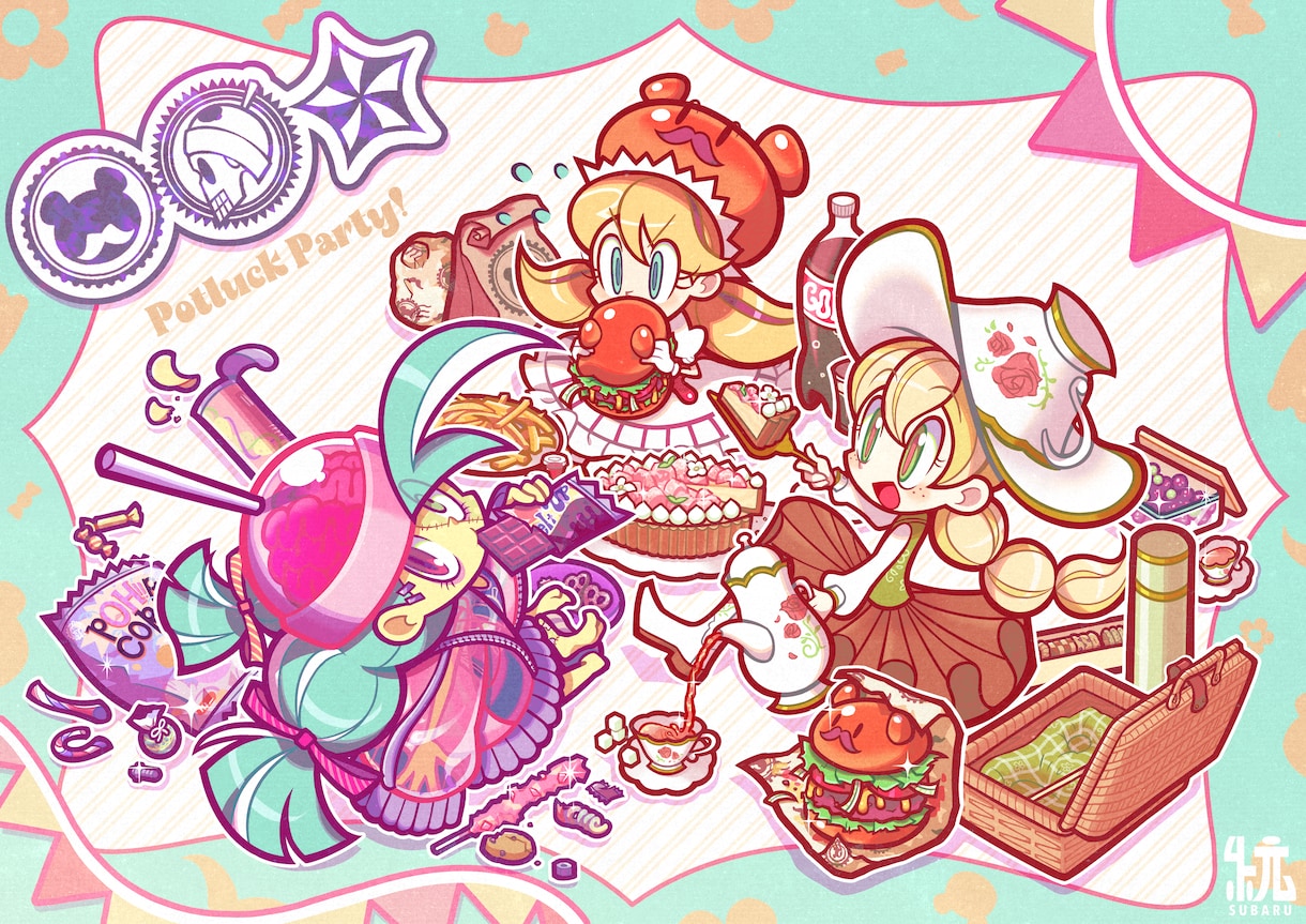 かわいいデフォルメカートゥーン調のイラスト描きます いつもと変わった個性的なキャラクターを見てみたい方に イメージ1