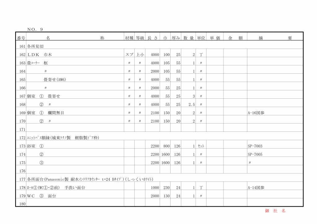 建築工事の木造作材明細書作製します 現場従事しておりましたので現場目線にて明細書作成できる強み イメージ5