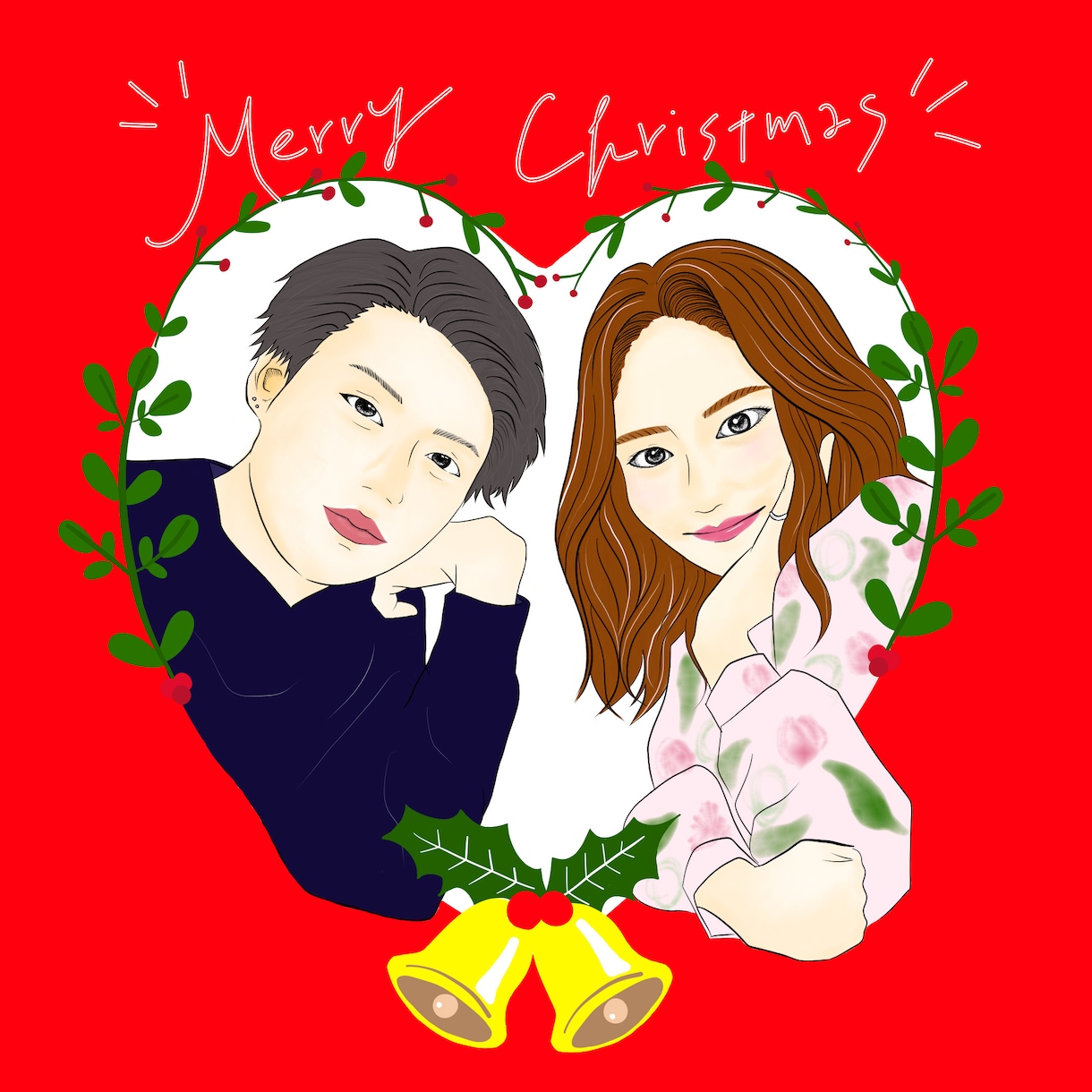 写真をもとに可愛いorかっこいい似顔絵を作成します 心を込めてあなただけのイラストを繊細なタッチでご提供します。 イメージ2