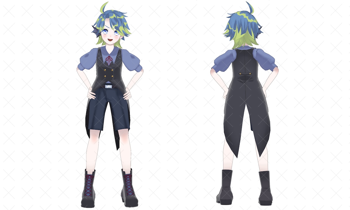 フルスクラッチ3Dモデル制作いたします VTuber活動などにお使いいただけます！ イメージ3