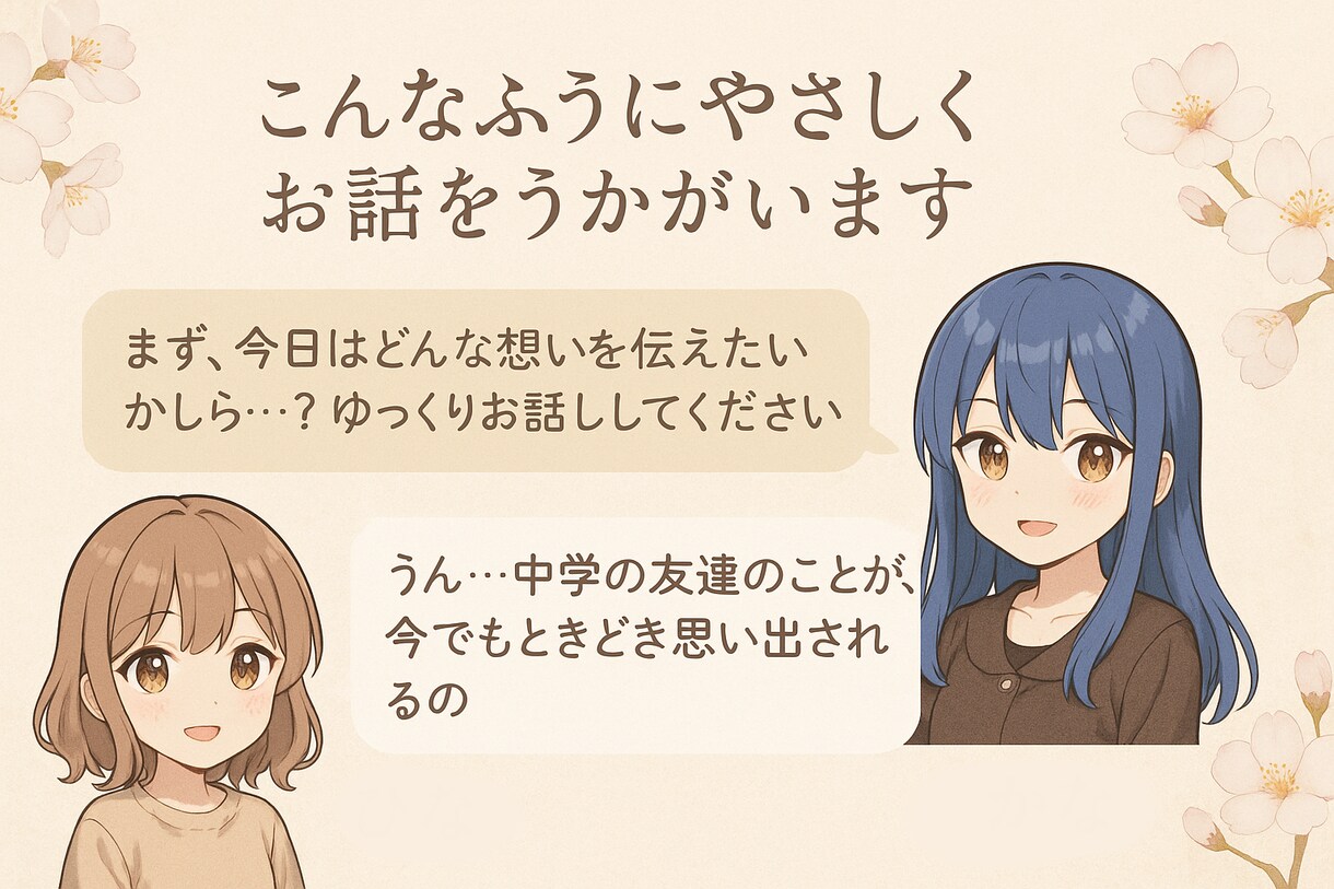 あなたの想いを手紙にして届けます 言えなかった気持ち、やさしく代筆します イメージ2