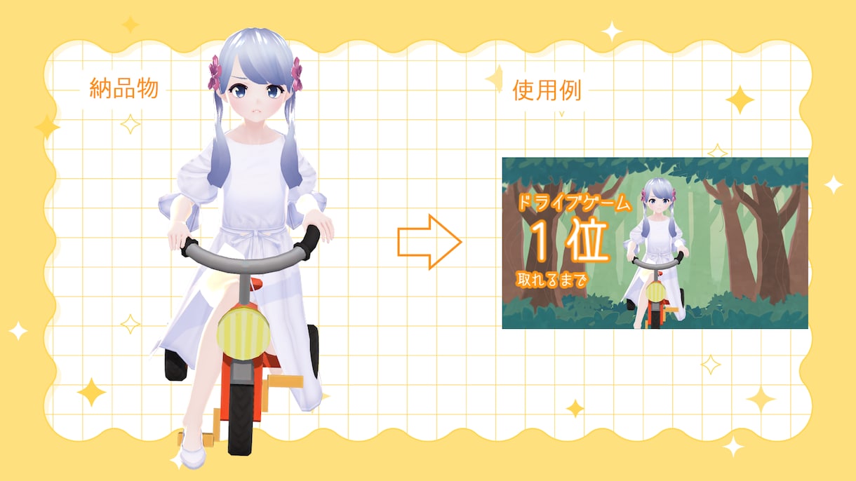 Vtuberの日常画像やキービジュアル作成致します Live2DやVRMモデルから可愛い画像をお作りいたします！ イメージ9