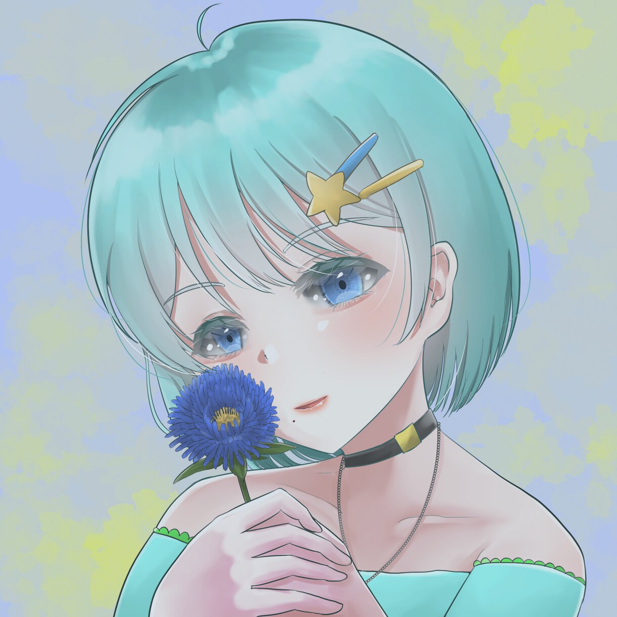 SNS等のアイコン、ヘッダー制作します 可愛くて透明感のあるイラストを描きます。 イメージ5