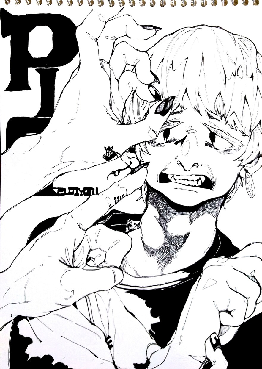 キャラデザ、似顔絵、一枚絵、描きます ＊モノクロイラスト（一色のみ色追加可能）＊ イメージ1