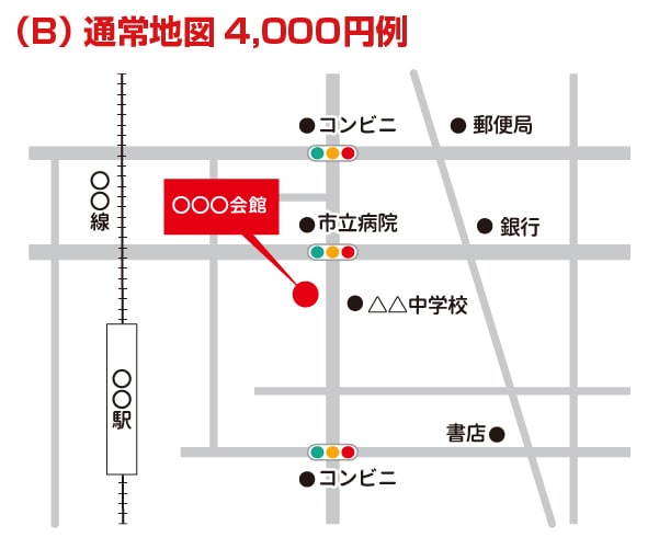 シンプル＆見やすい地図・案内図を制作します 微調整は無制限！ チラシや名刺、WEBサイトに！ イメージ5