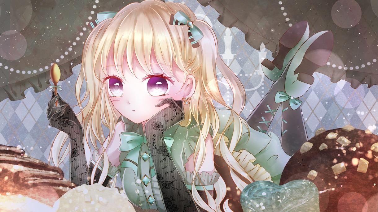 ヘッダーや動画絵など様々なイラスト描きます 可愛い系、綺麗めイラストが好きな方にお勧めです！ イメージ3