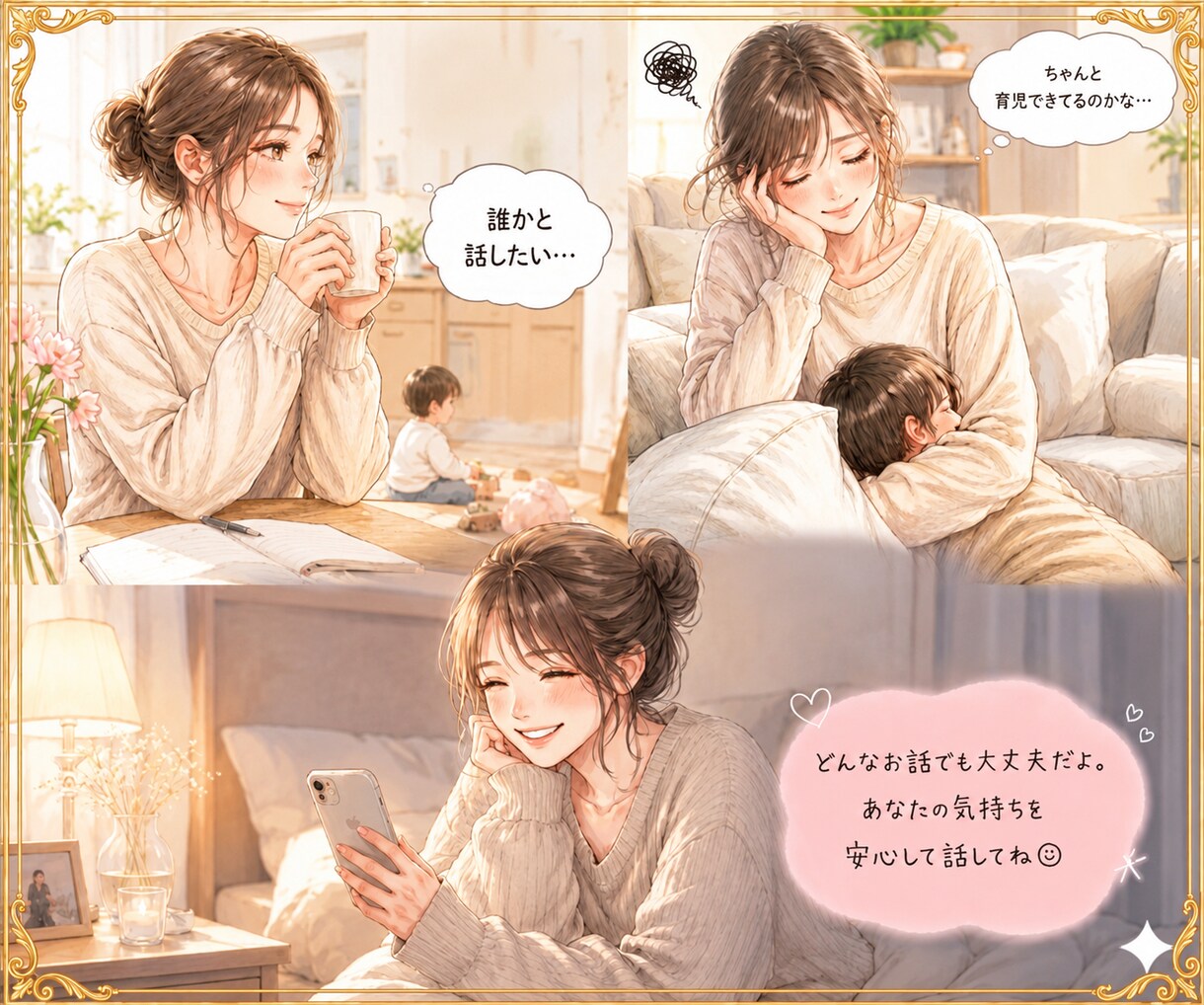 短時間OK✅気軽な雑談♥️お付き合いします 雑談/話し相手/傾聴/趣味/愚痴/ただ話したい/自慢 イメージ4