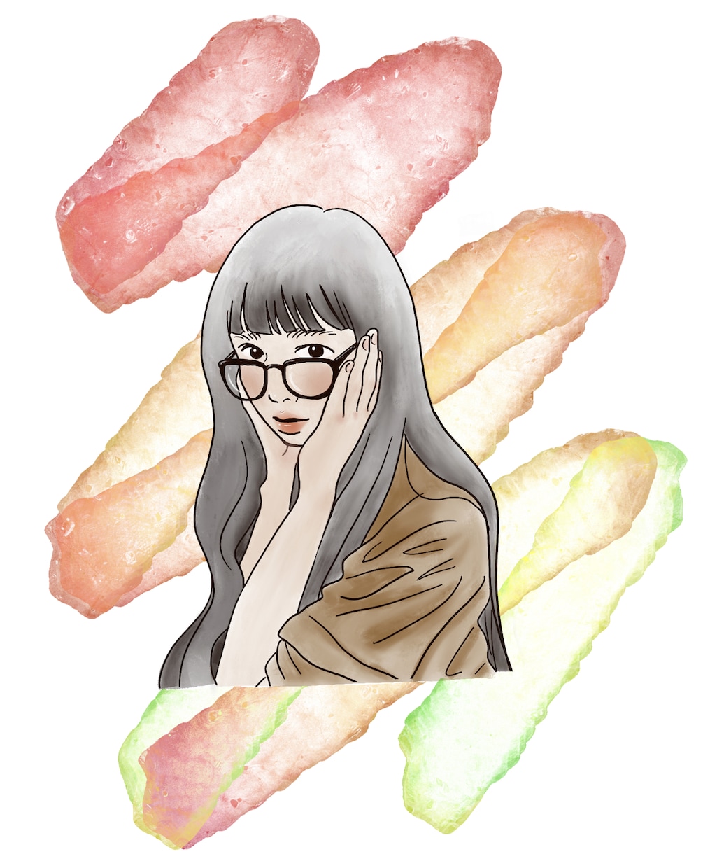 おしゃれイラストや、イメージアイコン描きます SNSやブログで使えるアイコンなどかわいイラストで再現します イメージ3